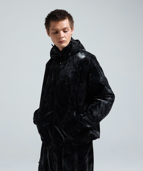 Y-3(ワイスリー)の「Y-3 MARBLE NYLON WINDBREAKER(ブルゾン・メンズ・ブラック・SMALL/MEDIUM/LARGE/X-LARGE/X-SMALL)」の2枚目の写真