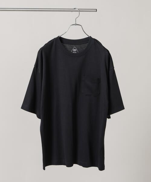NANO universe（ナノユニバース）の「Anti Soaked(R)汗染み防止 BIG BABY ICE CREAM #2（Tシャツ/カットソー・メンズ・ブルー/ホワイト/ブラック・L/M/S）」の5枚目の写真