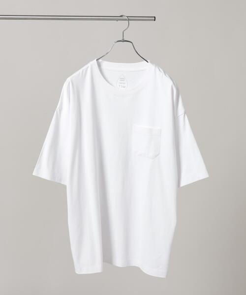 NANO universe（ナノユニバース）の「Anti Soaked(R)汗染み防止 BIG BABY ICE CREAM #2（Tシャツ/カットソー・メンズ・ブルー/ホワイト/ブラック・L/M/S）」の15枚目の写真