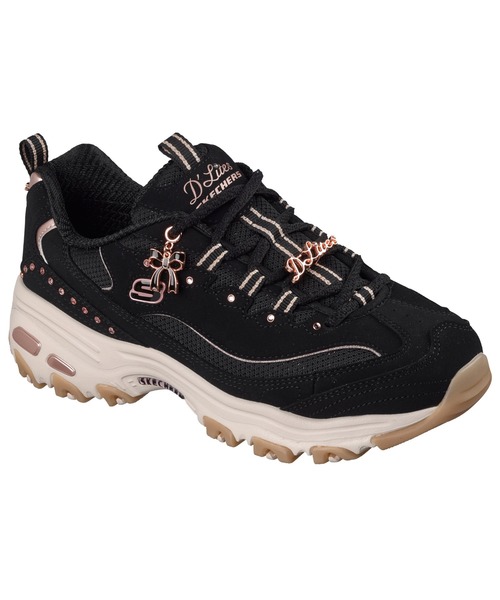 SKECHERS(スケッチャーズ)の「スケッチャーズ ディーライツ - 20th アニバーサリー(スニーカー・レディース・ホワイト/ブラック・23cm/23.5cm/24cm)」の2枚目の写真