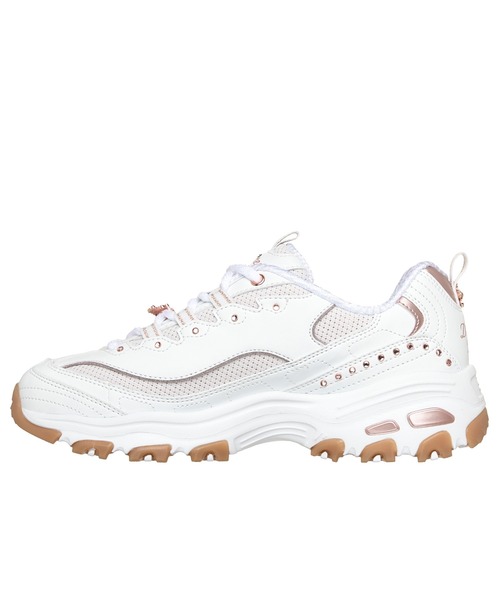 SKECHERS(スケッチャーズ)の「スケッチャーズ ディーライツ - 20th アニバーサリー(スニーカー・レディース・ホワイト/ブラック・23cm/23.5cm/24cm)」の3枚目の写真
