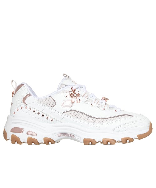 SKECHERS(スケッチャーズ)の「スケッチャーズ ディーライツ - 20th アニバーサリー(スニーカー・レディース・ホワイト/ブラック・23cm/23.5cm/24cm)」の6枚目の写真