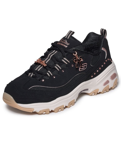 SKECHERS(スケッチャーズ)の「スケッチャーズ ディーライツ - 20th アニバーサリー(スニーカー・レディース・ホワイト/ブラック・23cm/23.5cm/24cm)」の9枚目の写真