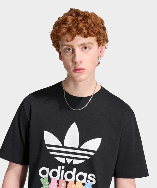 adidas(アディダス)の「ケアベア TI Tシャツ / アディダスオリジナルス adidas Originals(Tシャツ/カットソー・メンズ・ブラック・X-LARGE/SMALL/MEDIUM/LARGE/XX-LARGE/X-SMALL/3XL)」の3枚目の写真