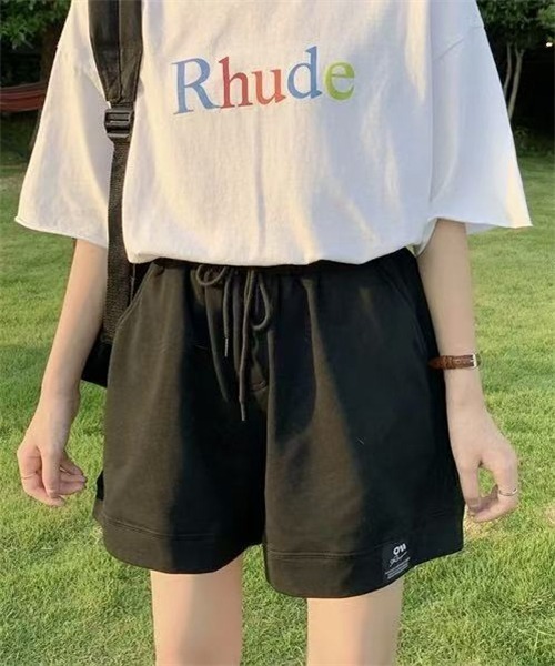 FREE STYLISTS(フリー スタイリスト)の「イージーショートパンツ(その他パンツ・レディース・ブラック/グレー・L/XL/M)」の1枚目の写真