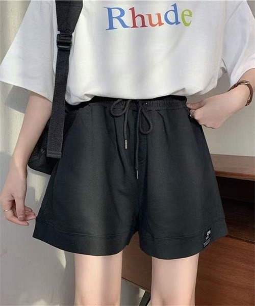 FREE STYLISTS(フリー スタイリスト)の「イージーショートパンツ(その他パンツ・レディース・ブラック/グレー・L/XL/M)」の3枚目の写真