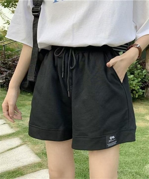 FREE STYLISTS(フリー スタイリスト)の「イージーショートパンツ(その他パンツ・レディース・ブラック/グレー・L/XL/M)」の7枚目の写真