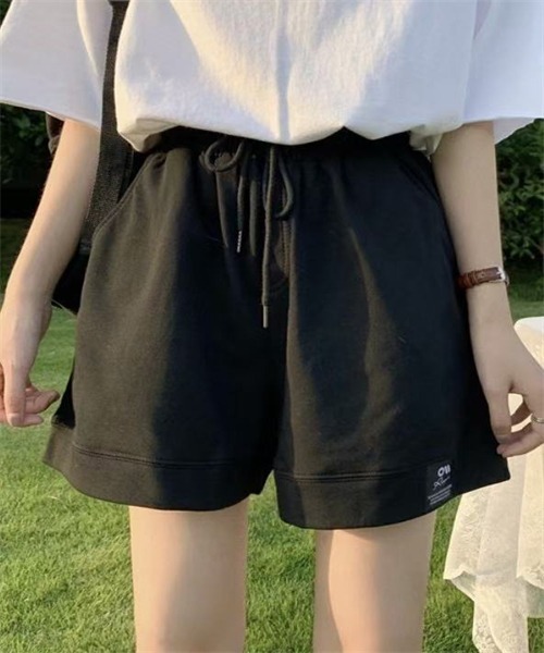 FREE STYLISTS(フリー スタイリスト)の「イージーショートパンツ(その他パンツ・レディース・ブラック/グレー・L/XL/M)」の5枚目の写真