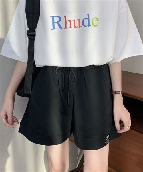 FREE STYLISTS(フリー スタイリスト)の「イージーショートパンツ(その他パンツ・レディース・ブラック/グレー・L/XL/M)」の4枚目の写真