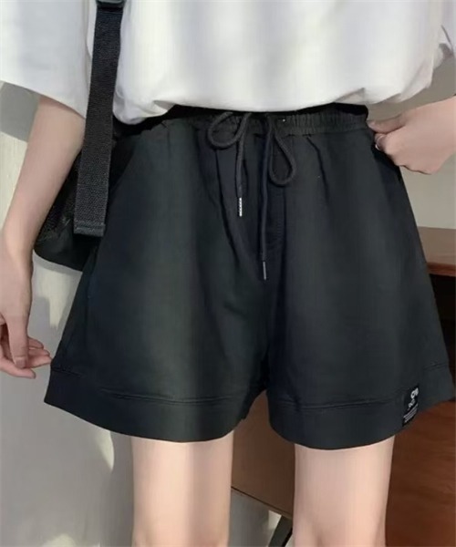 FREE STYLISTS(フリー スタイリスト)の「イージーショートパンツ(その他パンツ・レディース・ブラック/グレー・L/XL/M)」の6枚目の写真