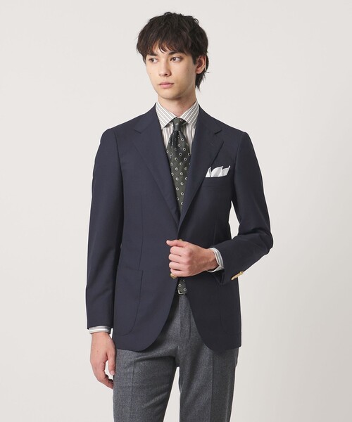 UNITED ARROWS(ユナイテッドアローズ)の「Vitale Barberis Canonico シングル 3ボタン ブレザー(テーラードジャケット・メンズ・ネイビー・48/50/46)」の1枚目の写真