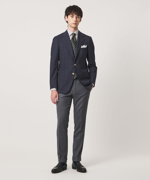 UNITED ARROWS(ユナイテッドアローズ)の「Vitale Barberis Canonico シングル 3ボタン ブレザー(テーラードジャケット・メンズ・ネイビー・48/50/46)」の3枚目の写真
