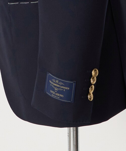 UNITED ARROWS(ユナイテッドアローズ)の「Vitale Barberis Canonico シングル 3ボタン ブレザー(テーラードジャケット・メンズ・ネイビー・48/50/46)」の11枚目の写真