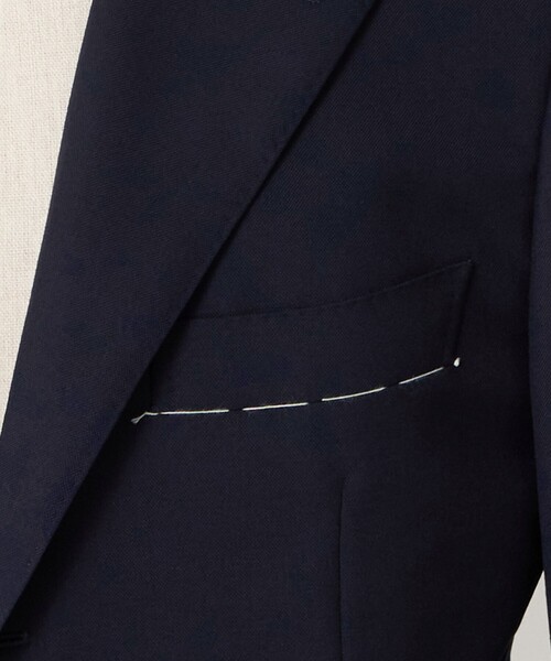 UNITED ARROWS(ユナイテッドアローズ)の「Vitale Barberis Canonico シングル 3ボタン ブレザー(テーラードジャケット・メンズ・ネイビー・48/50/46)」の13枚目の写真