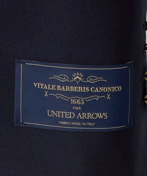 UNITED ARROWS(ユナイテッドアローズ)の「Vitale Barberis Canonico シングル 3ボタン ブレザー(テーラードジャケット・メンズ・ネイビー・48/50/46)」の15枚目の写真