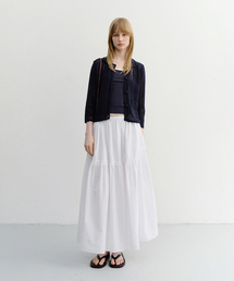 TIERED MAXI SKIRT_UDSK6B224_WHITE