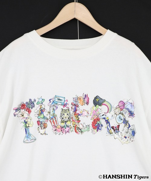 ScoLar(スカラー)の「462027:阪神タイガース×ScoLar ロゴ柄Tシャツ(Tシャツ/カットソー・レディース・オフホワイト/ブラック・L/M)」の11枚目の写真