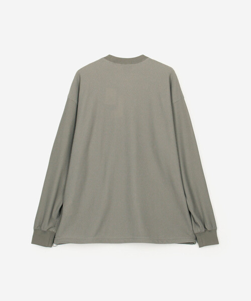 DAIWA PIER39(ダイワピア39)の「DAIWA PIER39 | TECH MESH CREW L/S MEN(Tシャツ/カットソー・メンズ・ブラック/ライトグレー・M/L/S)」の4枚目の写真