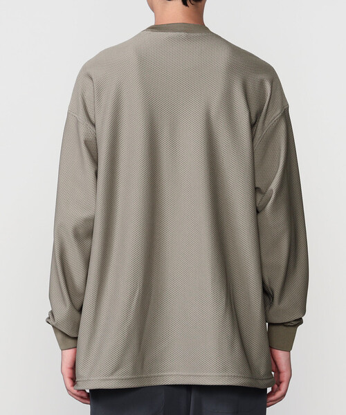 DAIWA PIER39(ダイワピア39)の「DAIWA PIER39 | TECH MESH CREW L/S MEN(Tシャツ/カットソー・メンズ・ブラック/ライトグレー・M/L/S)」の11枚目の写真