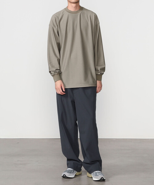 DAIWA PIER39(ダイワピア39)の「DAIWA PIER39 | TECH MESH CREW L/S MEN(Tシャツ/カットソー・メンズ・ブラック/ライトグレー・M/L/S)」の12枚目の写真