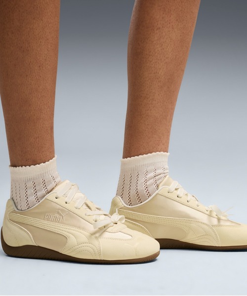 PUMA(プーマ)の「PUMA プーマ ウィメンズ スピードキャット エトワール スニーカー(スニーカー・レディース・クリーム/ブラック×レッド/スモークピンク・25.5cm/25.0cm/23.0cm/22.5cm/24.5cm/24.0cm/23.5cm/26.0cm/22.0cm)」の3枚目の写真