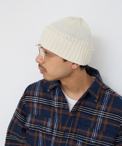 CIAOPANIC TYPY（チャオパニックティピー）の「コットンタッチビーニー（ニットキャップ/ビーニー・メンズ・ブラック/グリーン/ホワイト・ONE SIZE）」の13枚目の写真