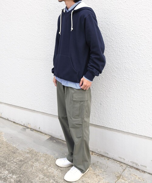 Russell Athletic(ラッセルアスレティック)の「【SHIPS any別注】RUSSELL ATHLETIC: ワンポイント ロゴ 裏起毛 プルオーバー パーカー◇(パーカー・メンズ・ブラウン/ネイビー/チャコールグレー・MEDIUM/LARGE/X-LARGE)」の22枚目の写真