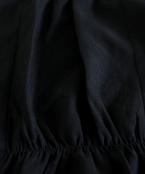 antiqua(アンティカ)の「Aライン ティアード キャミワンピース(ワンピース・レディース・ブラック・ONESIZE)」の14枚目の写真