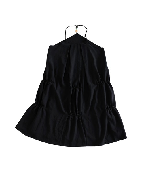 antiqua(アンティカ)の「Aライン ティアード キャミワンピース(ワンピース・レディース・ブラック・ONESIZE)」の9枚目の写真