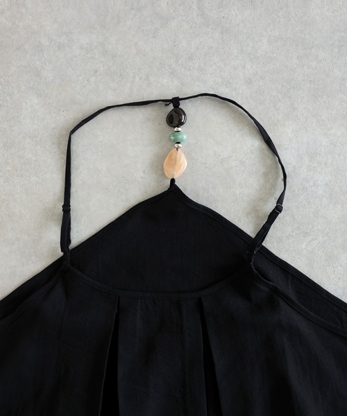 antiqua(アンティカ)の「Aライン ティアード キャミワンピース(ワンピース・レディース・ブラック・ONESIZE)」の10枚目の写真