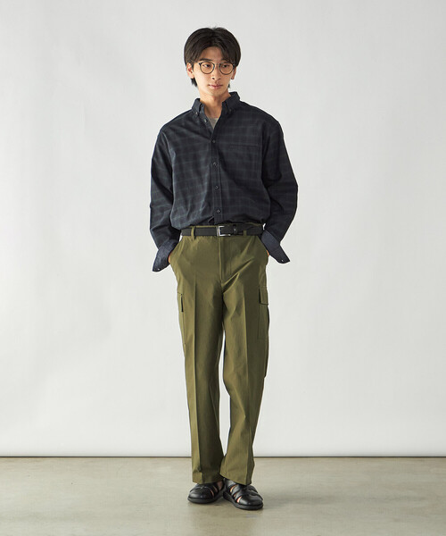 COMME CA ISM(コムサイズム)の「播州織 ブラックウォッチ ボタンダウンシャツ(シャツ/ブラウス・メンズ・チェック・L/M)」の3枚目の写真