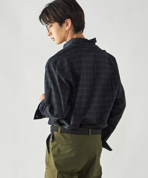 COMME CA ISM(コムサイズム)の「播州織 ブラックウォッチ ボタンダウンシャツ(シャツ/ブラウス・メンズ・チェック・L/M)」の5枚目の写真