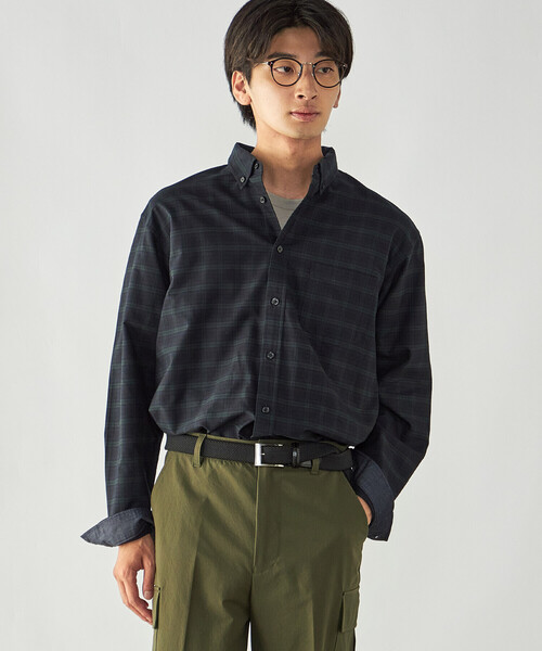 COMME CA ISM(コムサイズム)の「播州織 ブラックウォッチ ボタンダウンシャツ(シャツ/ブラウス・メンズ・チェック・L/M)」の7枚目の写真
