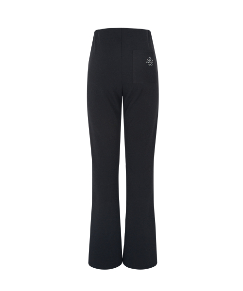 PLEASENOFOLLOW（プリーズノーフォロー）の「New Flare high-rise Leggings (Black)（スウェットパンツ・レディース・その他・SMALL/MEDIUM）」の4枚目の写真