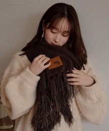 mideal | original glitter shaggy muffler / オリジナルグリッターシャギーマフラー(マフラー)
