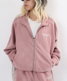 VISION STREET WEAR（ヴィジョンストリートウェア）の「Fake suede track jacket   フェイクスエードトラックジャケット（ブルゾン）」
