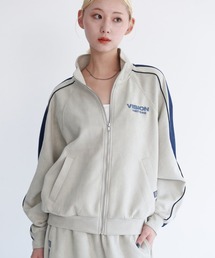 VISION STREET WEAR（ヴィジョンストリートウェア）の「Fake suede track jacket   フェイクスエードトラックジャケット（ブルゾン）」