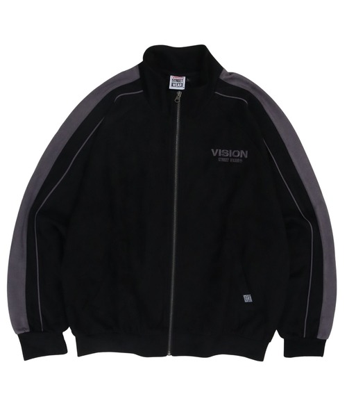 VISION STREET WEAR（ヴィジョンストリートウェア）の「Fake suede track jacket / フェイクスエードトラックジャケット（ブルゾン・メンズ・オフホワイト/ブラック/ブラウン/ピンク系その他・MEDIUM/LARGE/X-LARGE）」の6枚目の写真