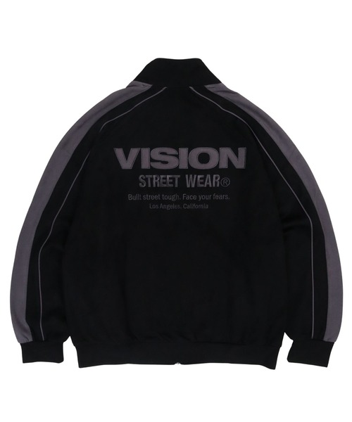 VISION STREET WEAR（ヴィジョンストリートウェア）の「Fake suede track jacket / フェイクスエードトラックジャケット（ブルゾン・メンズ・オフホワイト/ブラック/ブラウン/ピンク系その他・MEDIUM/LARGE/X-LARGE）」の7枚目の写真