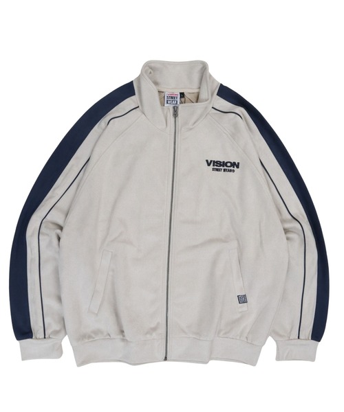 VISION STREET WEAR（ヴィジョンストリートウェア）の「Fake suede track jacket / フェイクスエードトラックジャケット（ブルゾン・メンズ・オフホワイト/ブラック/ブラウン/ピンク系その他・MEDIUM/LARGE/X-LARGE）」の10枚目の写真