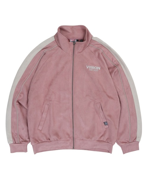VISION STREET WEAR（ヴィジョンストリートウェア）の「Fake suede track jacket / フェイクスエードトラックジャケット（ブルゾン・メンズ・オフホワイト/ブラック/ブラウン/ピンク系その他・MEDIUM/LARGE/X-LARGE）」の15枚目の写真
