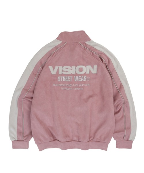 VISION STREET WEAR（ヴィジョンストリートウェア）の「Fake suede track jacket / フェイクスエードトラックジャケット（ブルゾン・メンズ・オフホワイト/ブラック/ブラウン/ピンク系その他・MEDIUM/LARGE/X-LARGE）」の16枚目の写真