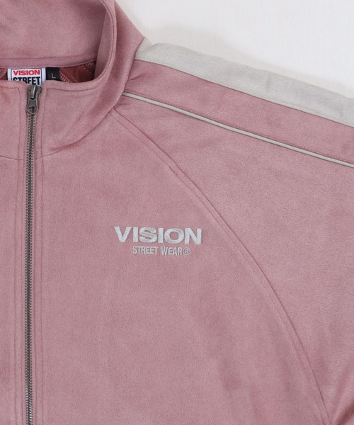 VISION STREET WEAR（ヴィジョンストリートウェア）の「Fake suede track jacket / フェイクスエードトラックジャケット（ブルゾン・メンズ・オフホワイト/ブラック/ブラウン/ピンク系その他・MEDIUM/LARGE/X-LARGE）」の17枚目の写真