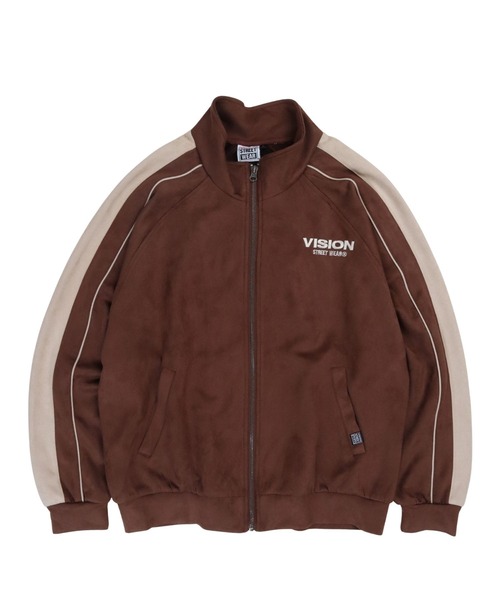 VISION STREET WEAR（ヴィジョンストリートウェア）の「Fake suede track jacket / フェイクスエードトラックジャケット（ブルゾン・メンズ・オフホワイト/ブラック/ブラウン/ピンク系その他・MEDIUM/LARGE/X-LARGE）」の19枚目の写真