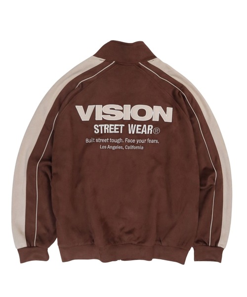 VISION STREET WEAR（ヴィジョンストリートウェア）の「Fake suede track jacket / フェイクスエードトラックジャケット（ブルゾン・メンズ・オフホワイト/ブラック/ブラウン/ピンク系その他・MEDIUM/LARGE/X-LARGE）」の20枚目の写真