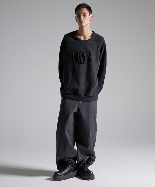 GRANCY（グランシー）の「【GRANCY】Coated Zip Design Buggy Denim