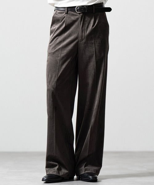 CLEL(クレイル)の「【CLEL】Double Tech Fade Slacks / ダブルテックフェード スラックス【セットアップ対応】(スラックス・メンズ・ブラック/ブラウン/チャコールグレー・L/XS/S/M)」の3枚目の写真