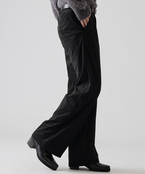 CLEL(クレイル)の「【CLEL】Double Tech Fade Slacks / ダブルテックフェード スラックス【セットアップ対応】(スラックス・メンズ・ブラック/ブラウン/チャコールグレー・L/XS/S/M)」の17枚目の写真