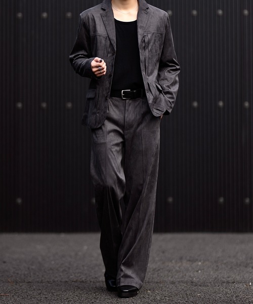 CLEL(クレイル)の「【CLEL】Double Tech Fade Slacks / ダブルテックフェード スラックス【セットアップ対応】(スラックス・メンズ・ブラック/ブラウン/チャコールグレー・L/XS/S/M)」の8枚目の写真
