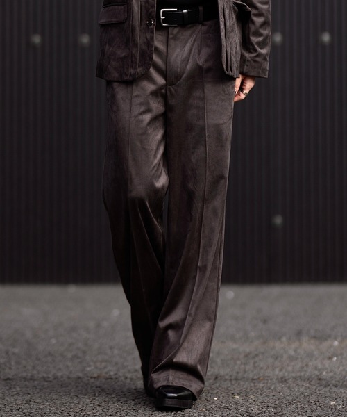 CLEL(クレイル)の「【CLEL】Double Tech Fade Slacks / ダブルテックフェード スラックス【セットアップ対応】(スラックス・メンズ・ブラック/ブラウン/チャコールグレー・L/XS/S/M)」の4枚目の写真